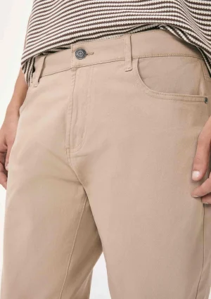 calça masculina slim em sarja