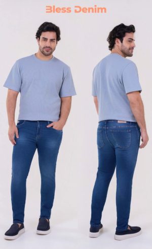 calça masculina slim Bless Denim